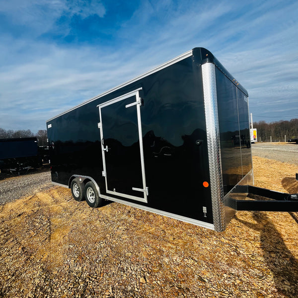 2026 CAR MATE 8.5X20 Sportster Car Trailer / 7K GVWR / RAMP DOOR/ 7' TALL