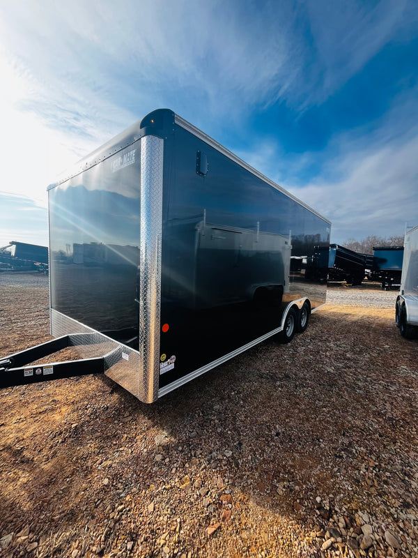 2026 CAR MATE 8.5X20 Sportster Car Trailer / 7K GVWR / RAMP DOOR/ 7' TALL