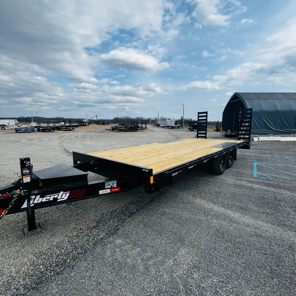 2026 Liberty 8.5x21 Deckover Flatbed 15.4k GVWR