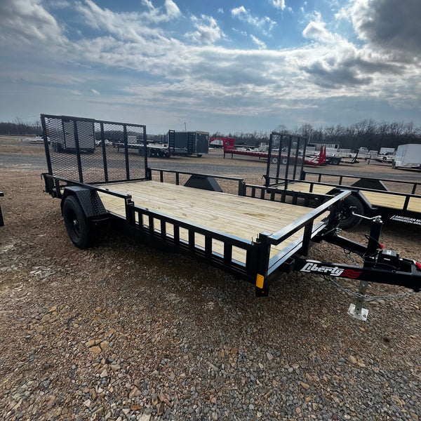 2026 LIBERTY 7X14 Utility 5K GVWR W/ ATV RAMPS
