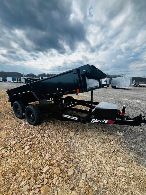 2026 LIBERTY 6X12 DUMP W/ TARP KIT/ RAMPS/7K GVWR