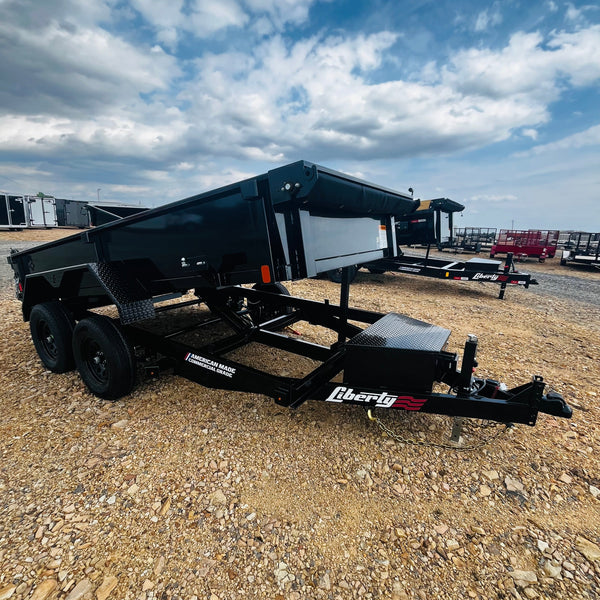 2026 LIBERTY 6X12 DUMP W/TARP KIT/ RAMPS/ 7K GVWR