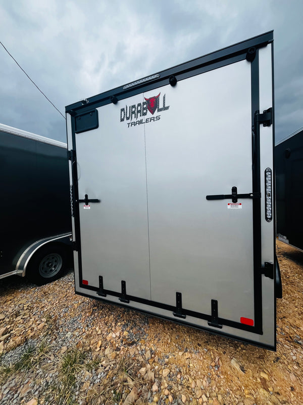 2026 DuraBull 7x14 Elite Cargo Trailer/6"^/RAMP/BLACKOUT PACKAGE