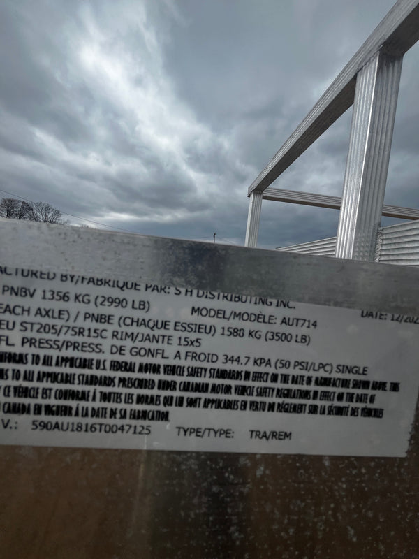 2026 SPORT HAVEN 7X14 AUT W/ ALUMINUM WHEELS