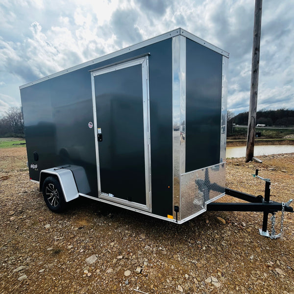 2026 Pace 6x12 Outback DLX w/ Barn Doors/ Composite Siding/ Translucent roof