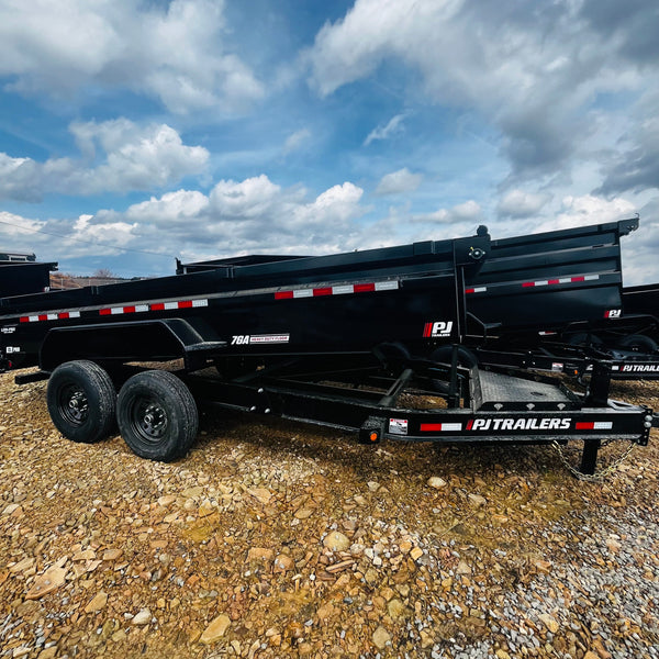 2026 PJ 7x16 Low Sided Dump Trailer (DL)