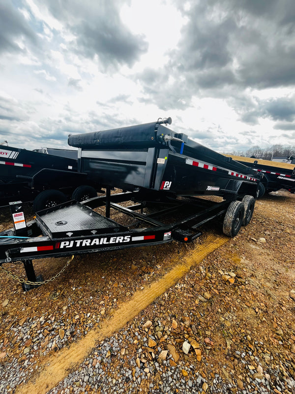 2026 PJ 7x16 Low Sided Dump Trailer (DL)
