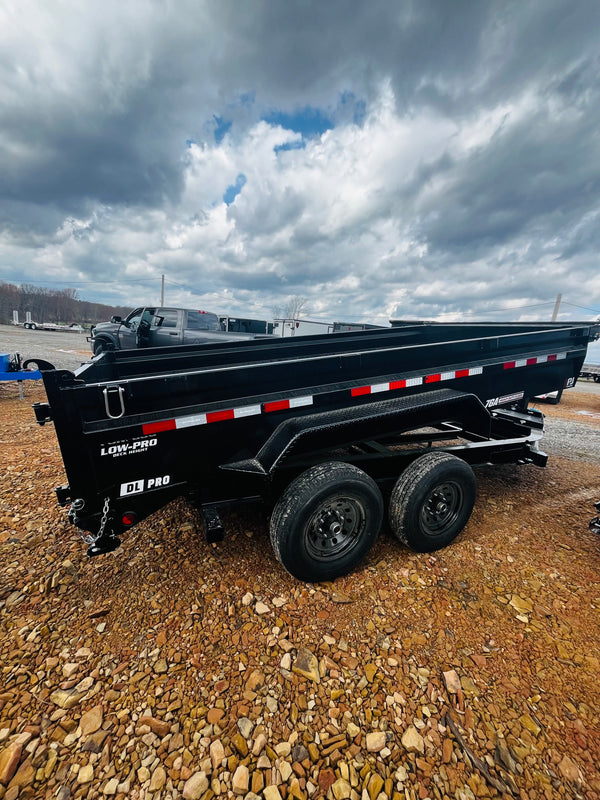 2026 PJ 7x14 Low Sided Dump Trailer (DL) 7GA FLOOR