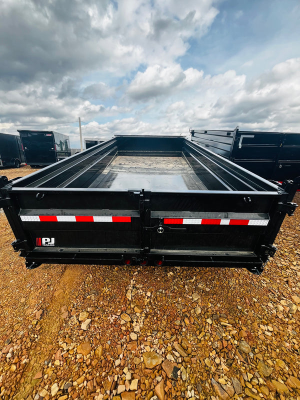 2026 PJ 7x14 Low Sided Dump Trailer (DL) 7GA FLOOR