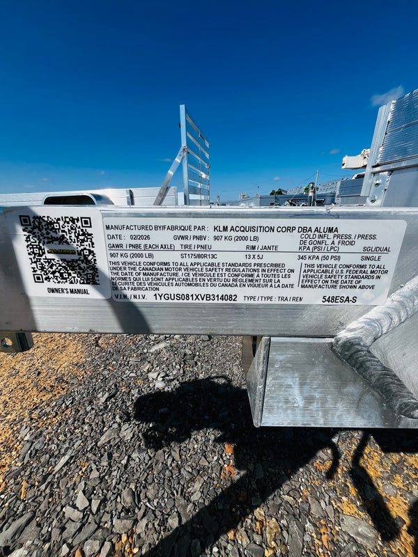 2027 ALUMA 54"X8' UTILITY (548ESA-S-TG)