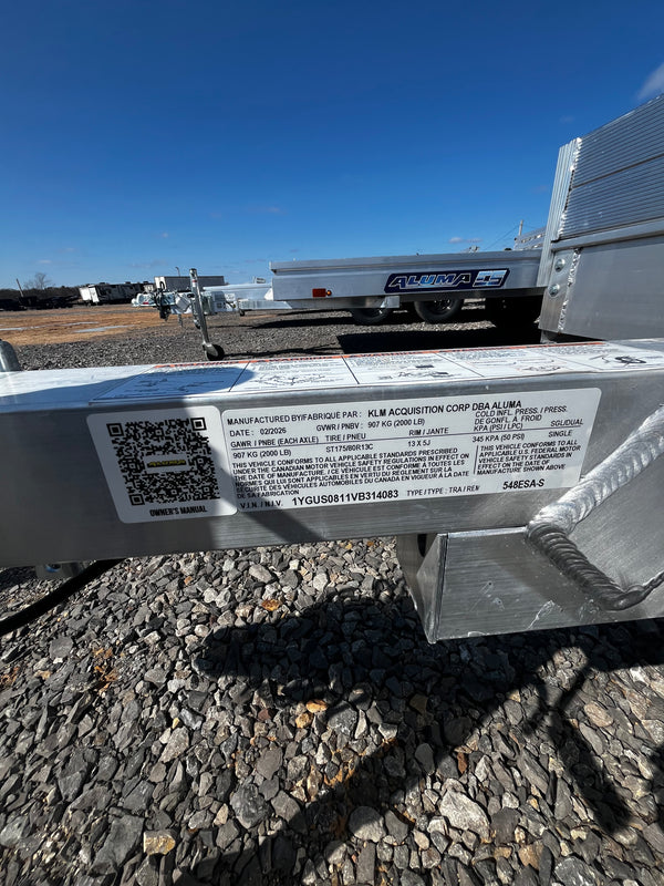 2027 ALUMA 54"X8' UTILITY (548ESA-S-TG)