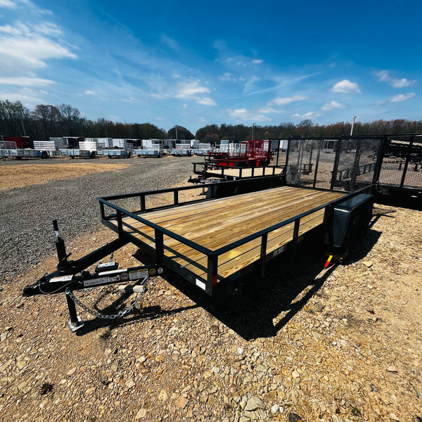 2026 Car Mate 6x16 Angle Iron 7K GVWR