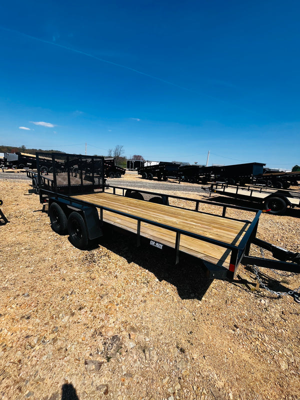 2026 Car Mate 6x16 Angle Iron 7K GVWR