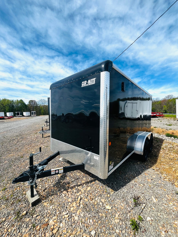 2026 Car Mate 7x14 HD Sportster w/ Barn Doors & 6"^