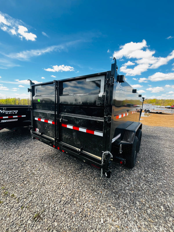2026 PJ DT 7X14 DUMP 15.4K GVWR W/ 4' SIDES