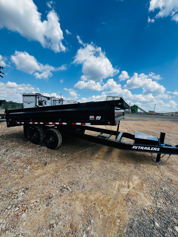 2027 PJ D8 8X16 DECKOVER DUMP 16K GVWR