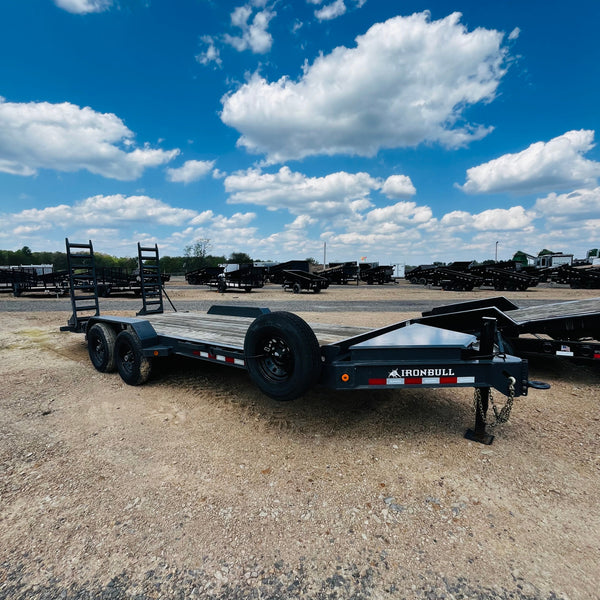 Pre Owned 2024 Iron Bull 7x20 Equipment Trailer