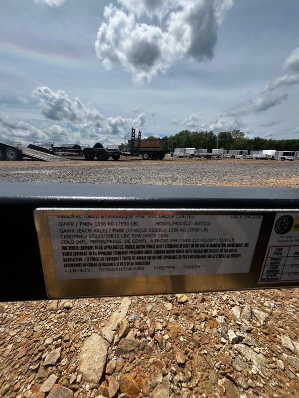 2026 HTC 5x10 Utility Trailer