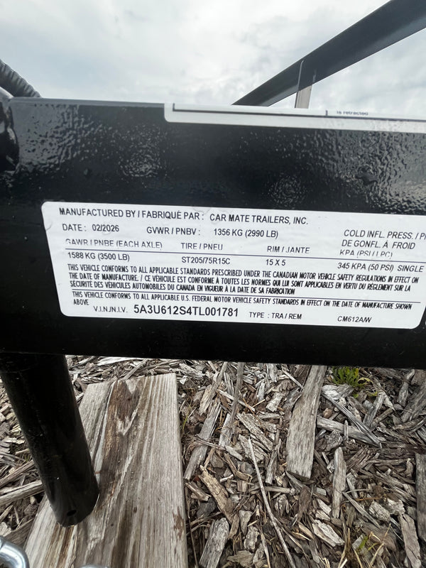PREOWNED 2026 CARMATE 6X12 ANGLE IRON