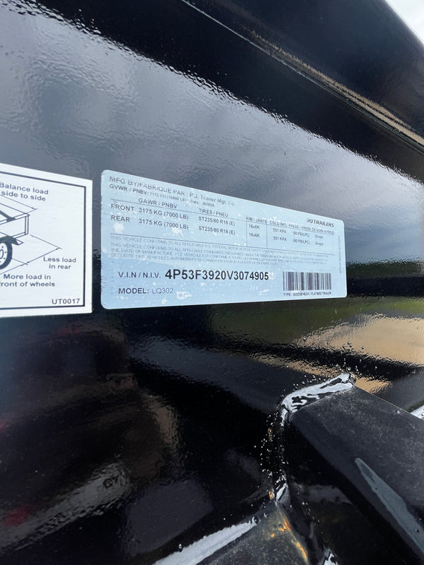 2027 PJ 8.5X30 LQ FLATBED GOOSENECK W/ MONSTER RAMPS/15680# GVWR