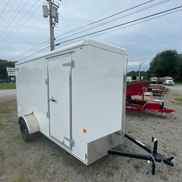 2024 CAR MATE 6X12 V-SPORT w/ Barn Doors & 6" Additional Height