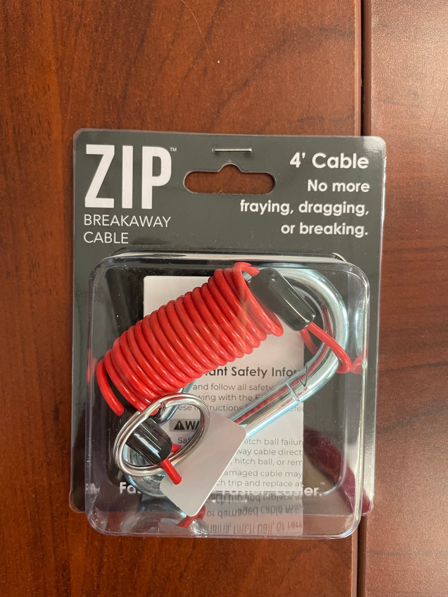 Zip Breakaway Cable 6' – J & J Trailers & Equipment