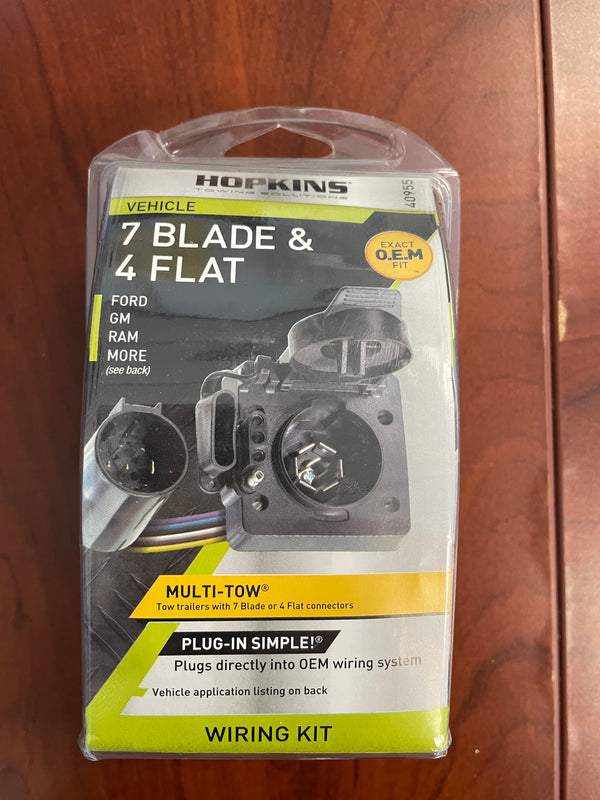 Hopkins 7 Blade & 4 Flat Wiring Kit