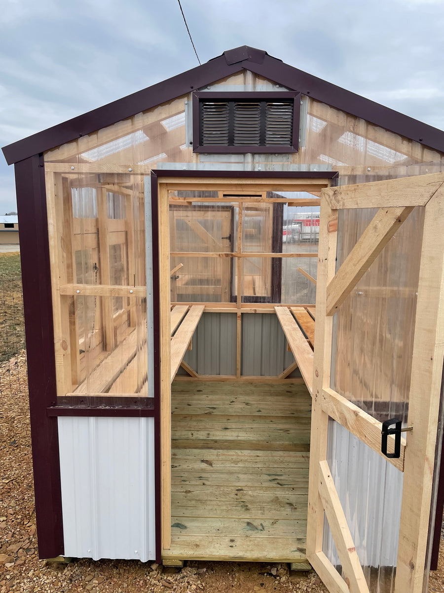 6x8 Greenhouse – J & J Trailers & Equipment